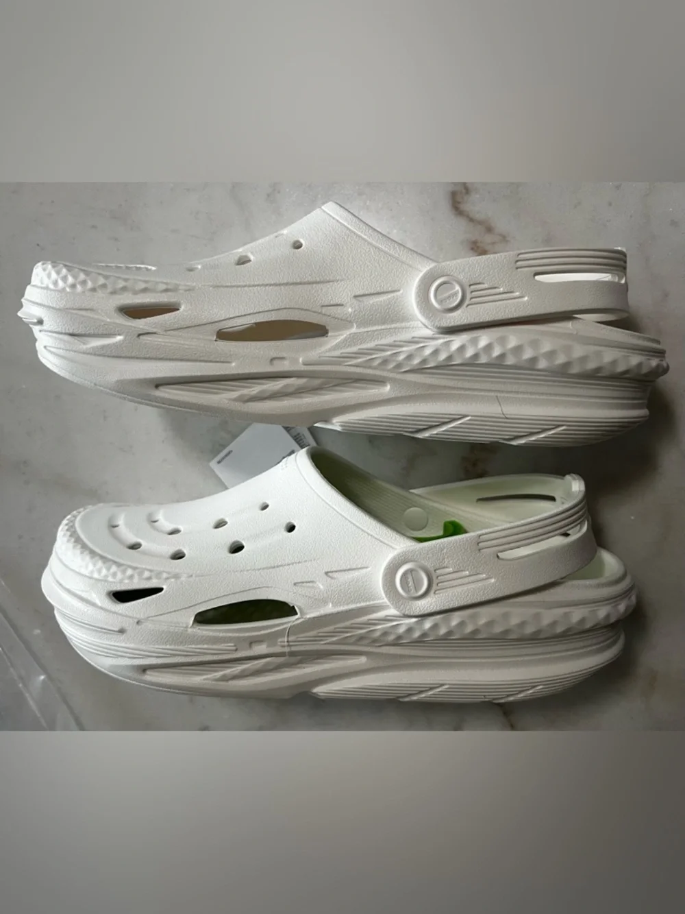 Crocs Off Grid UNISEX Clog White Mens Size 8 Women’s Size 10 - Picture 13 of 14